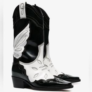 GANNI OG COWBOY BOOT SIZE 39